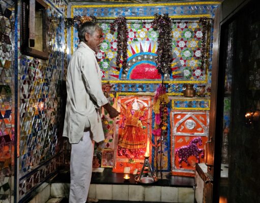 मुस्लिम परिवार करता है नगर गांव के चामुंडा माता जी मंदिर की सेकड़ो सालो से पूजा चामुंडा माता जी मंदिर